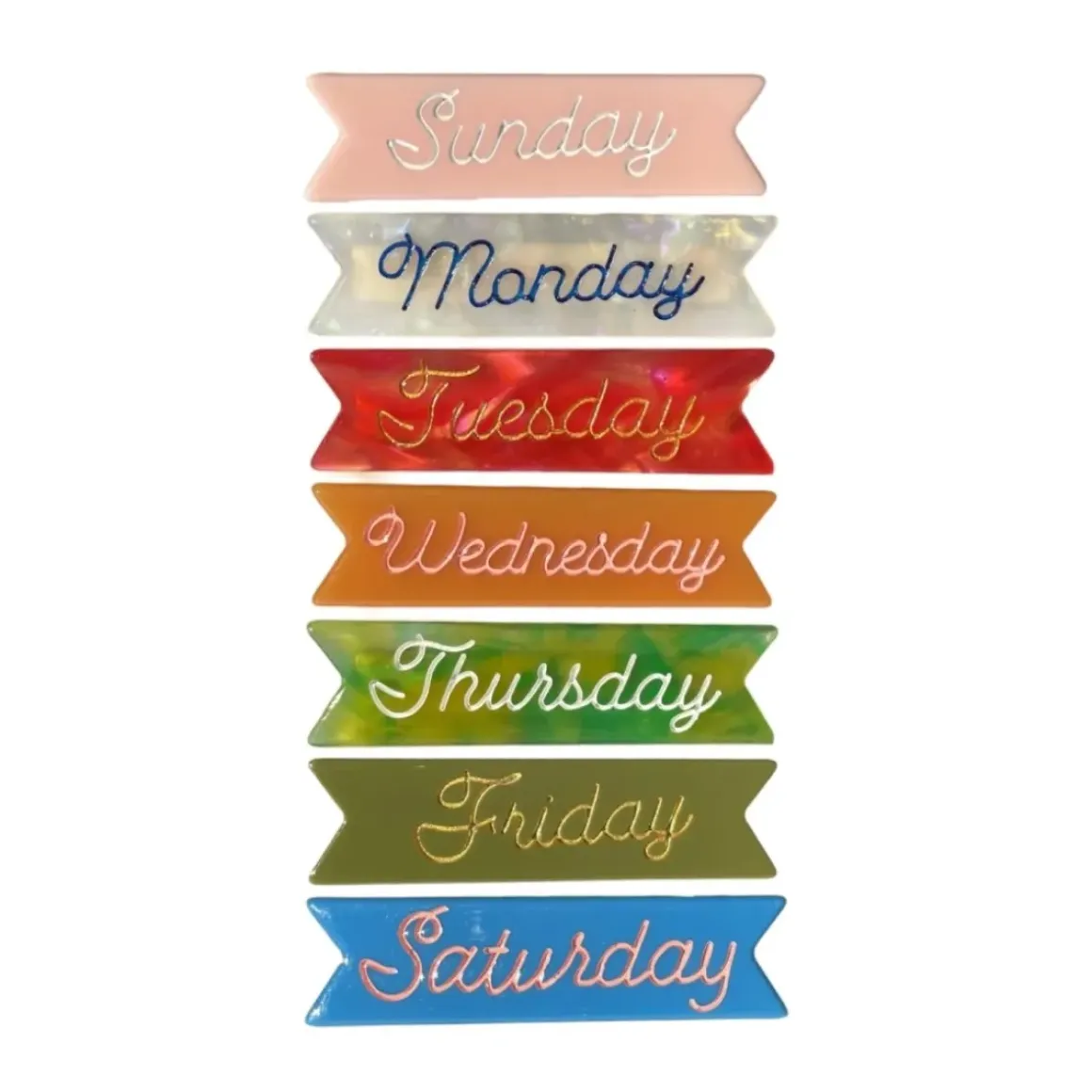 7 DAYS OF THE WEEK CLIPS