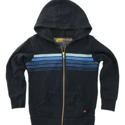 5 STRIPE ZIP UP HOODIE