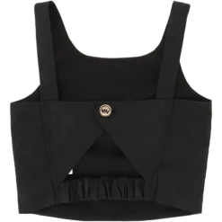 ADEANA HEART JACQUARD TOP WITH BOW