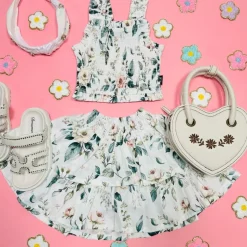 ADELINE FLORAL SMOCKED TOP