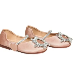 ALAIA ROUND CRYSTAL SHOES