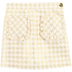 ALETA HOUNDSTOOTH SKIRT