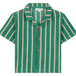 ALOV TERRY BUTTON DOWN TOP