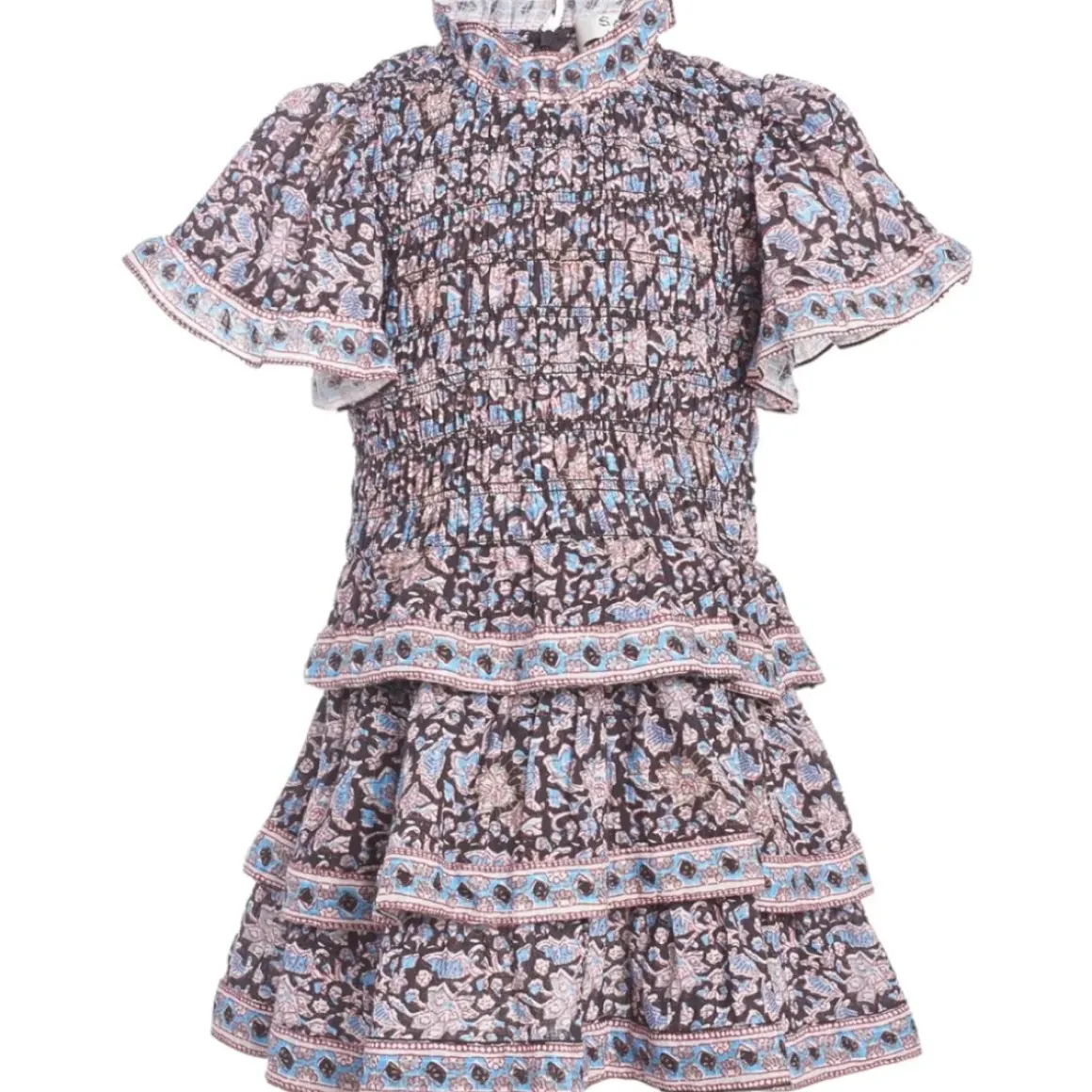 AMAKI SMOCKED DRESS