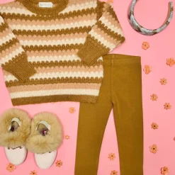 ASPEN STRIPE KNITTED SWEATSHIRT