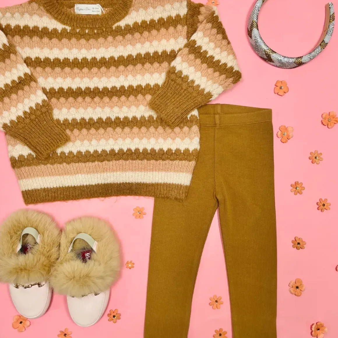 ASPEN STRIPE KNITTED SWEATSHIRT