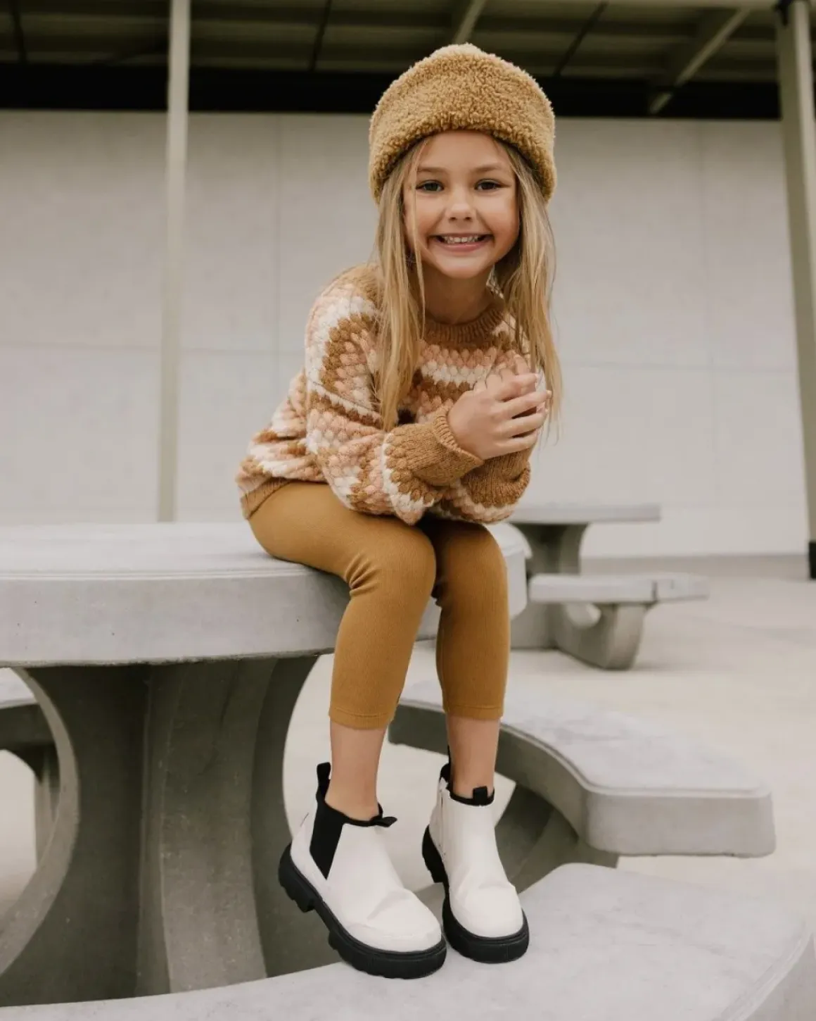 ASPEN STRIPE KNITTED SWEATSHIRT