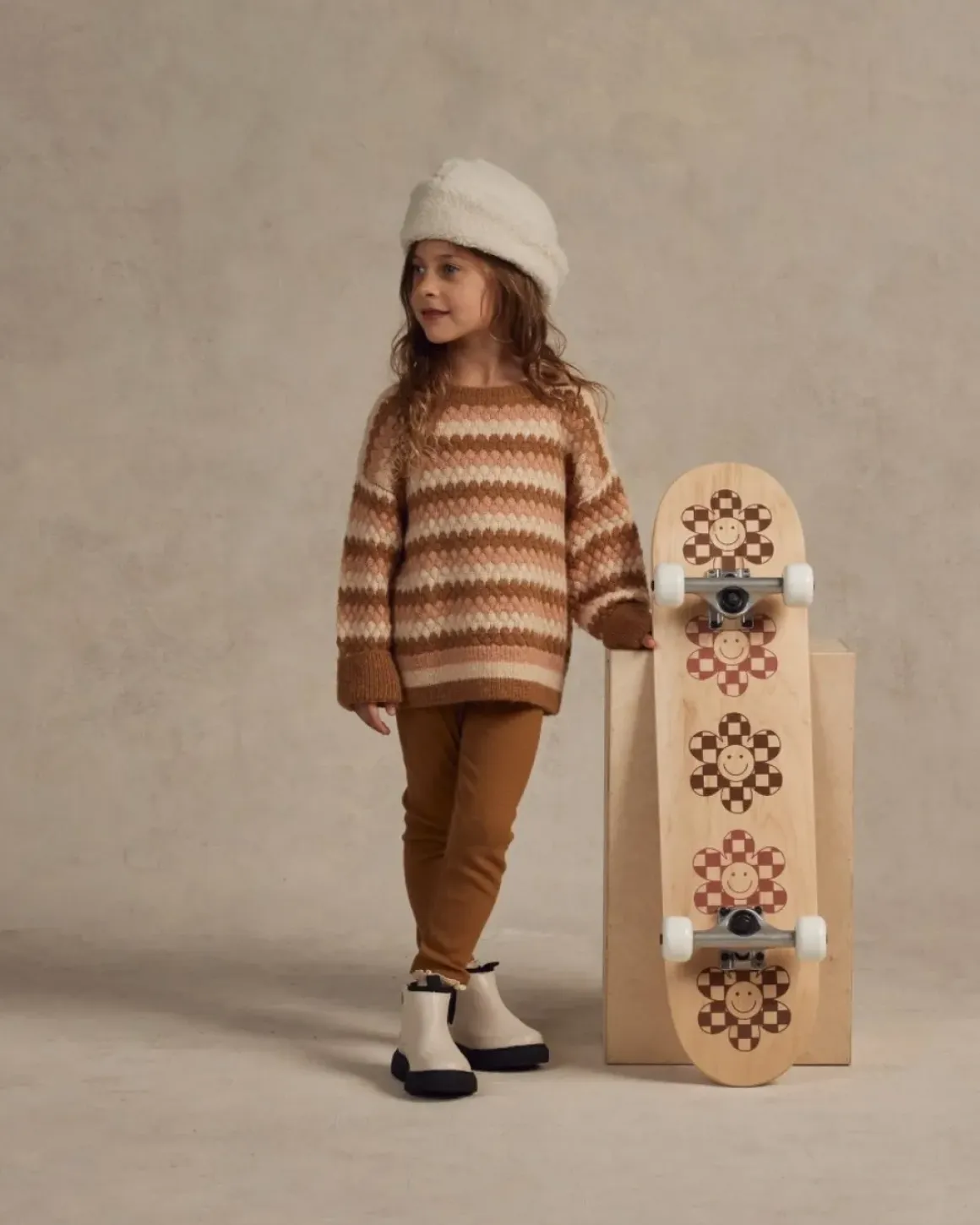 ASPEN STRIPE KNITTED SWEATSHIRT