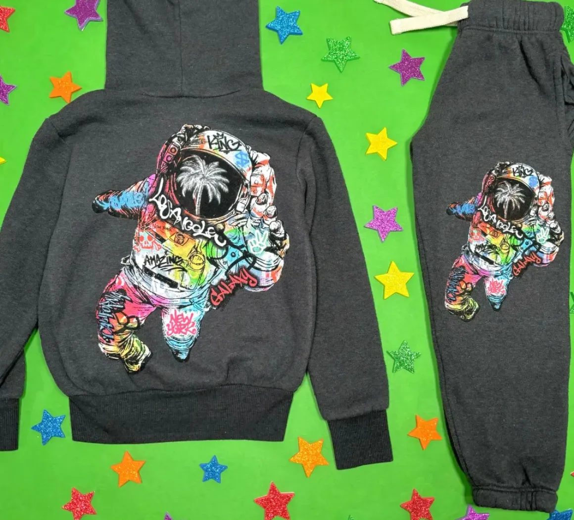 ASTRONAUT ZIP UP HOODIE