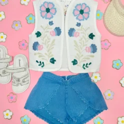 ASYA SCALLOPED SHORTS