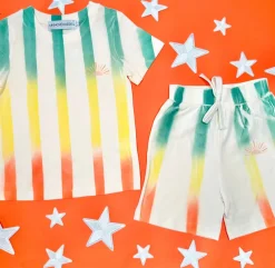 AUSTIN TIE DYE TSHIRT AND SHORTS SET