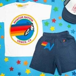 AV LOGO SWEATSHORTS