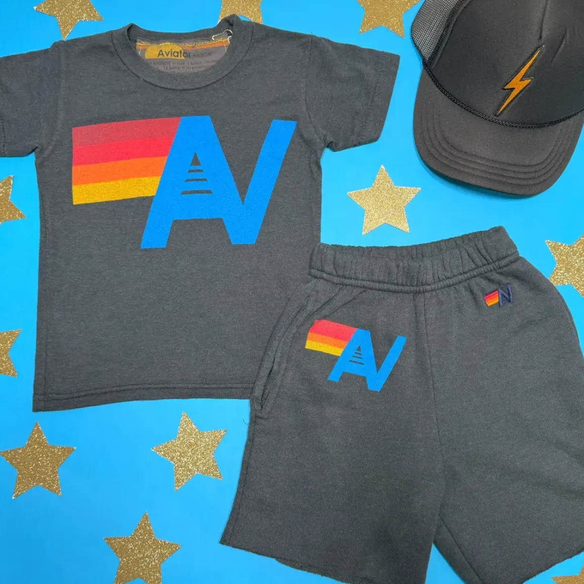 AV LOGO SWEATSHORTS