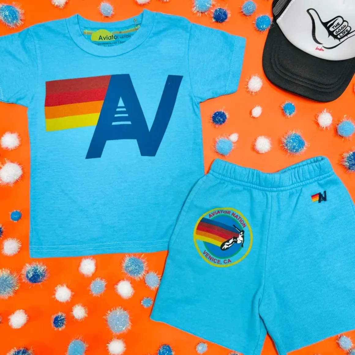 AVIATOR NATION SWEATSHORTS