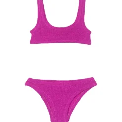 BAKER CRINKLE LUREX SPORTY TWO PIECE BIKINI