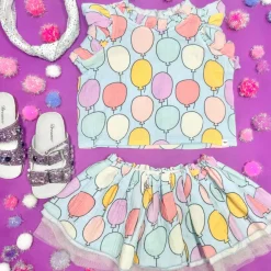 BALLOON LOLA TOP AND TUTU SKIRT SET