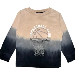 BASKETBALL DIP DYE LONG SLEEVE TSHIRT