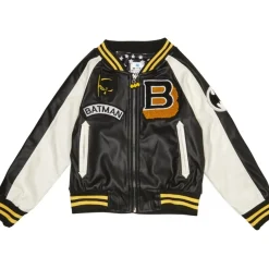 BATMAN PLEATHER BOMBER JACKET