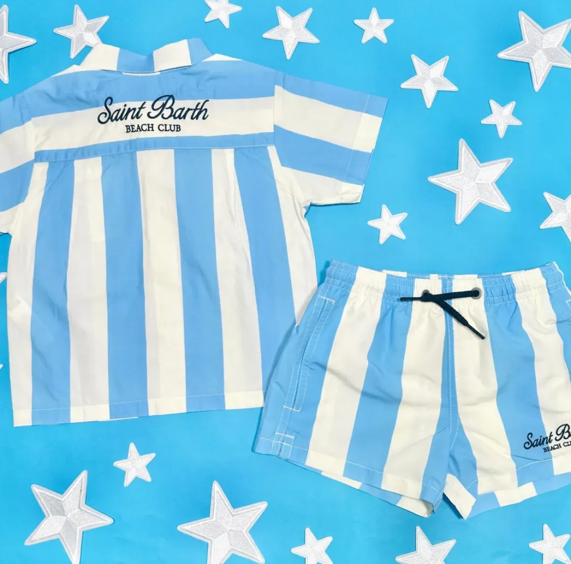 BEACH STRIPE BUTTON DOWN TOP