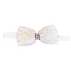 BEADED BOW ELASTIC HEADBAND