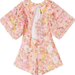 BLOSSOM FLORAL OPEN BACK ROMPER