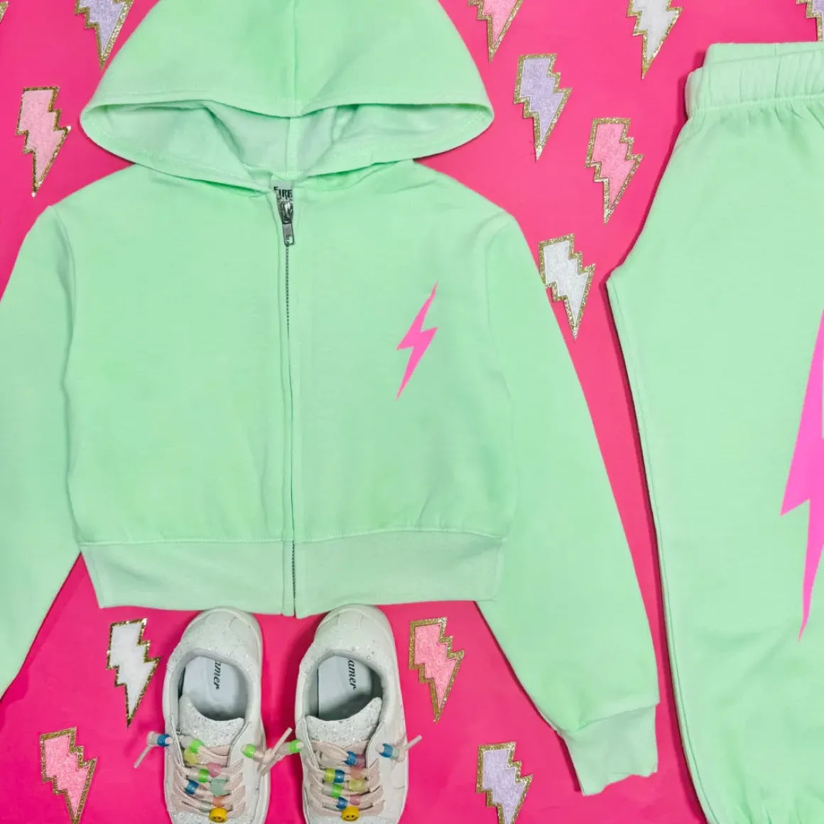 BOLT ZIP UP HOODIE