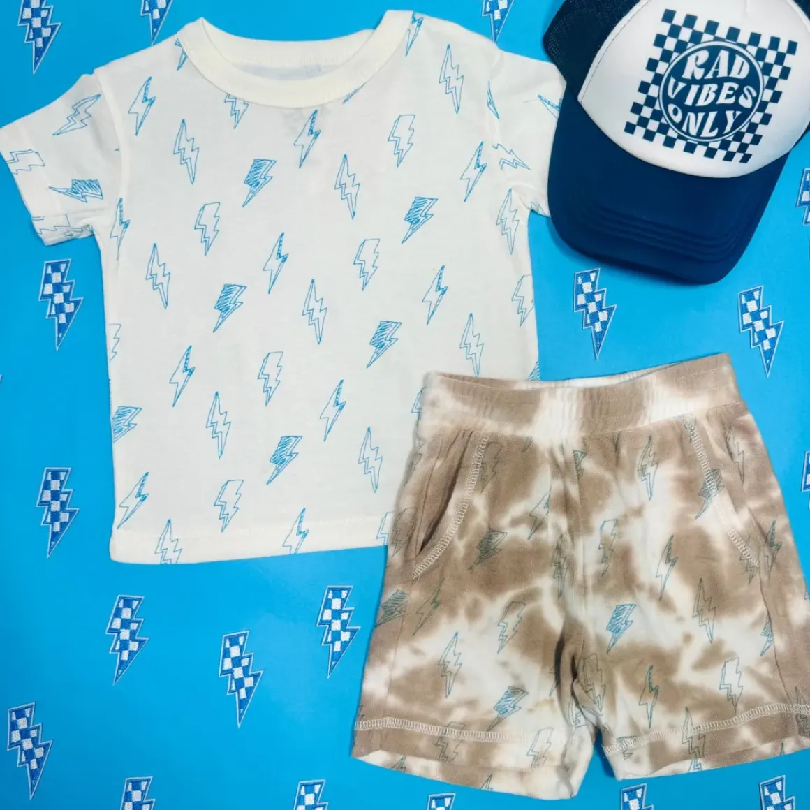 BOLTS TIE DYE SHORTS