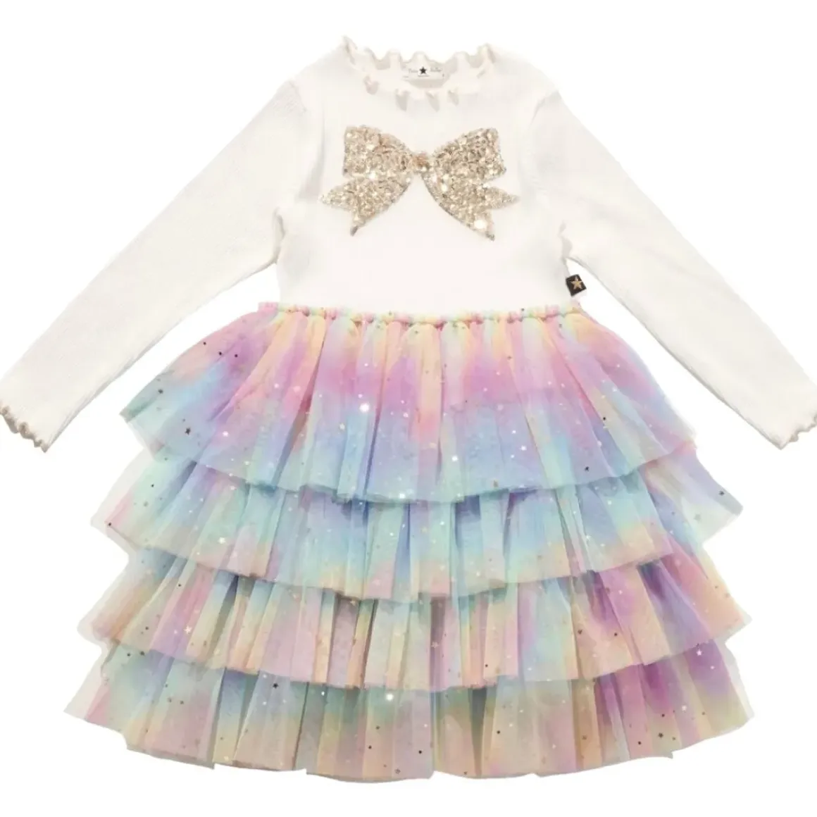 BOW LAYERED TUTU DRESS