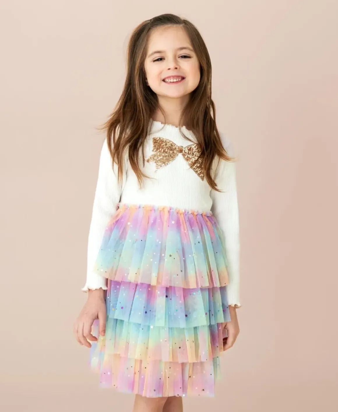 BOW LAYERED TUTU DRESS