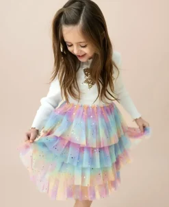 BOW LAYERED TUTU DRESS