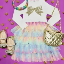 BOW LAYERED TUTU DRESS