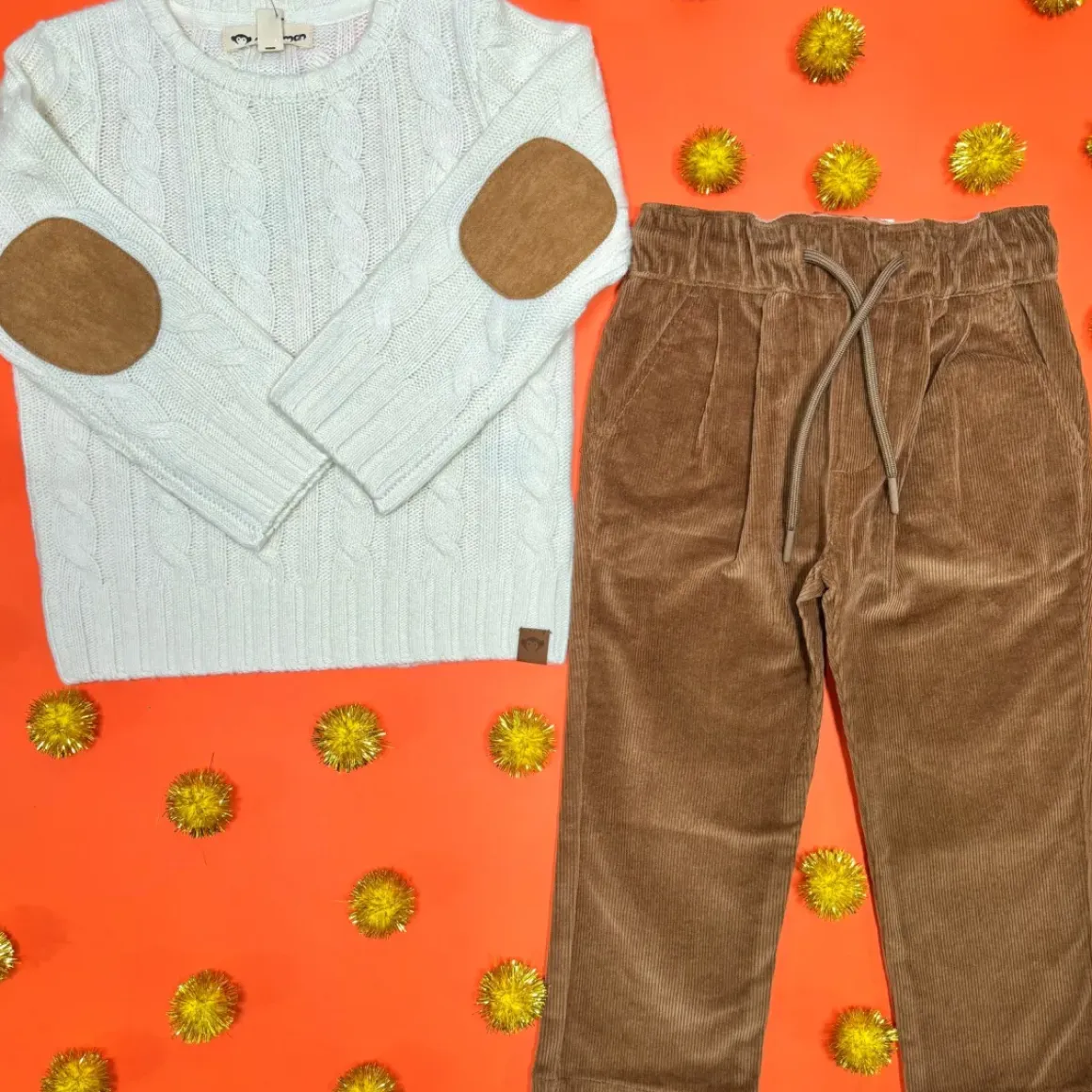 BRITISH CORDUROY KHAKI CLUB PANTS