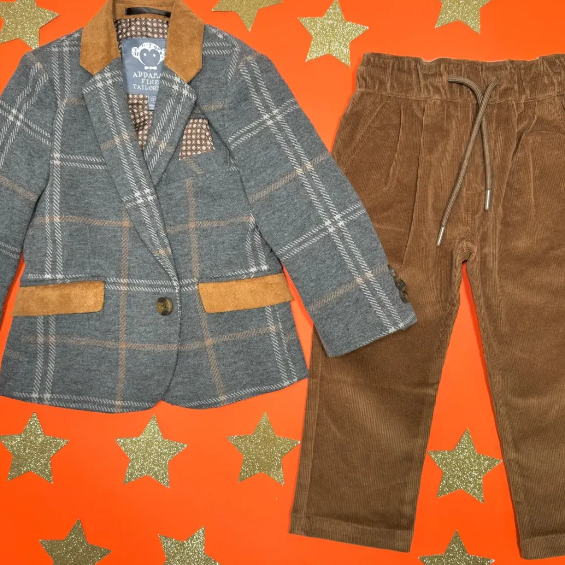 BRITISH CORDUROY KHAKI CLUB PANTS