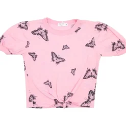BUTTERFLY PUFF SLEEVE TSHIRT