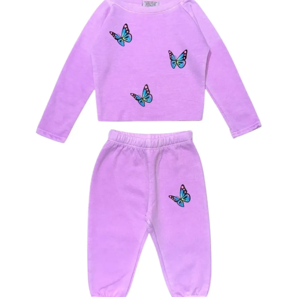 BUTTERFLY SWEATSHIRT AND SWEATPANTS SET