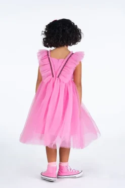 BUTTERFLY TULLE DRESS