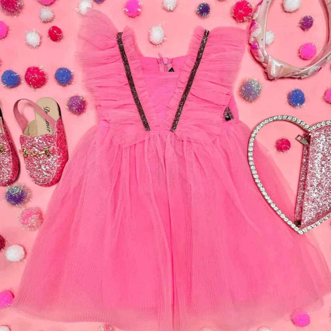 BUTTERFLY TULLE DRESS