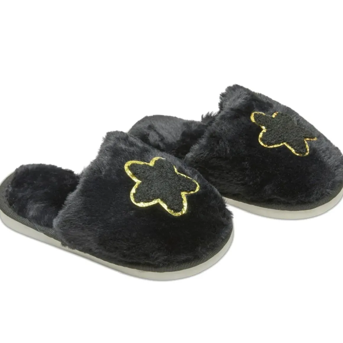 CALI STAR FUZZY SLIPPERS