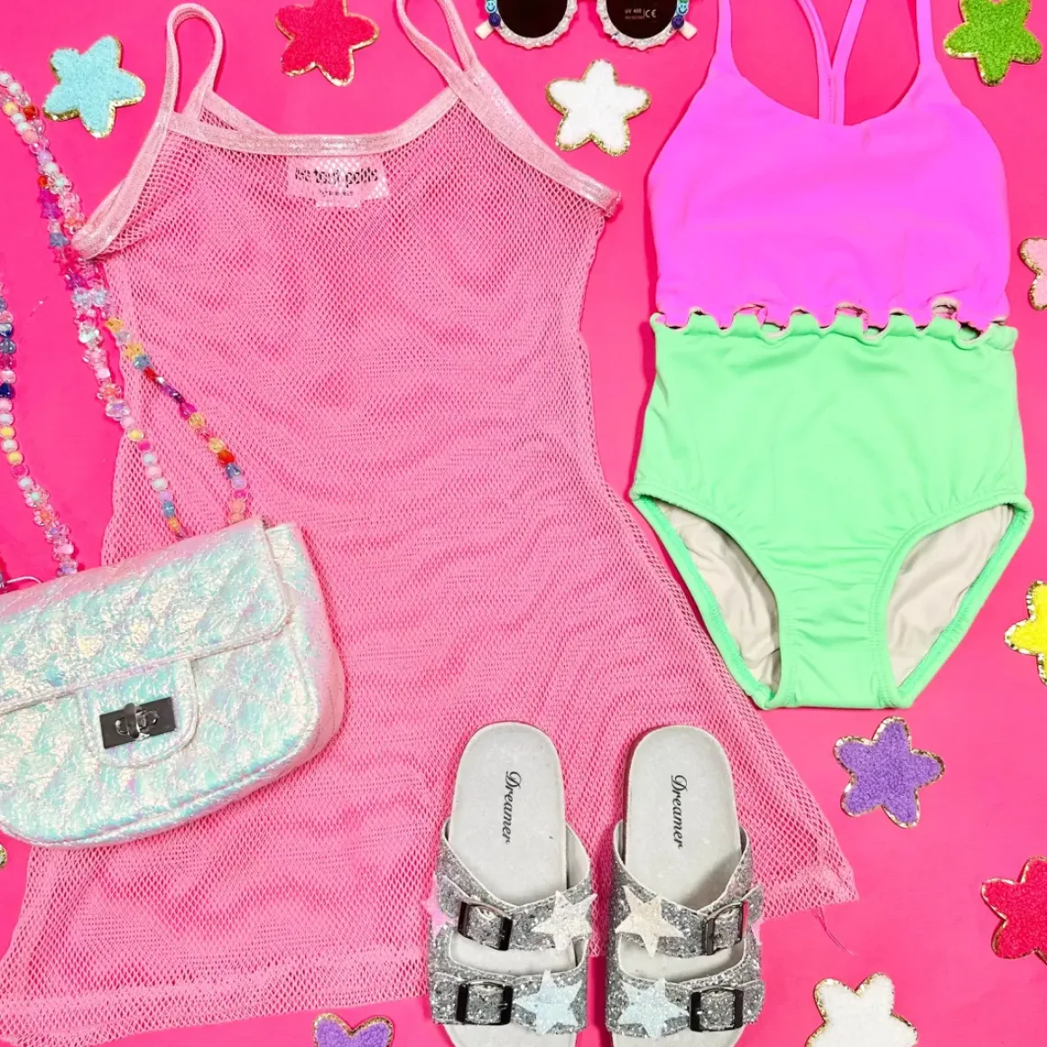 CAMMY LOOP COLORBLOCK ONE PIECE SWIMSUIT