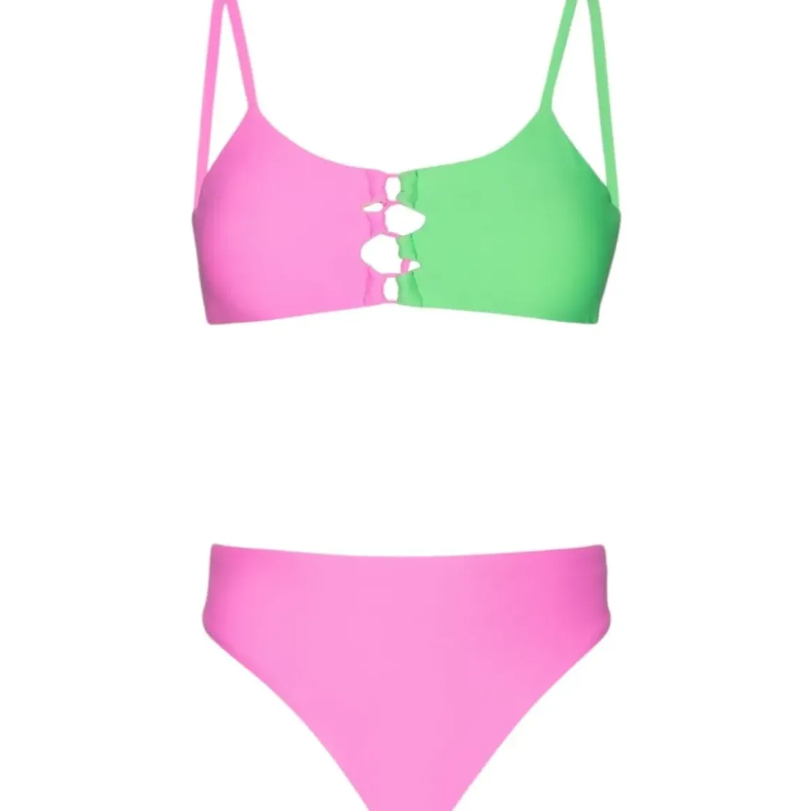 CAMMY LOOP COLORBLOCK TWO PIECE BIKINI