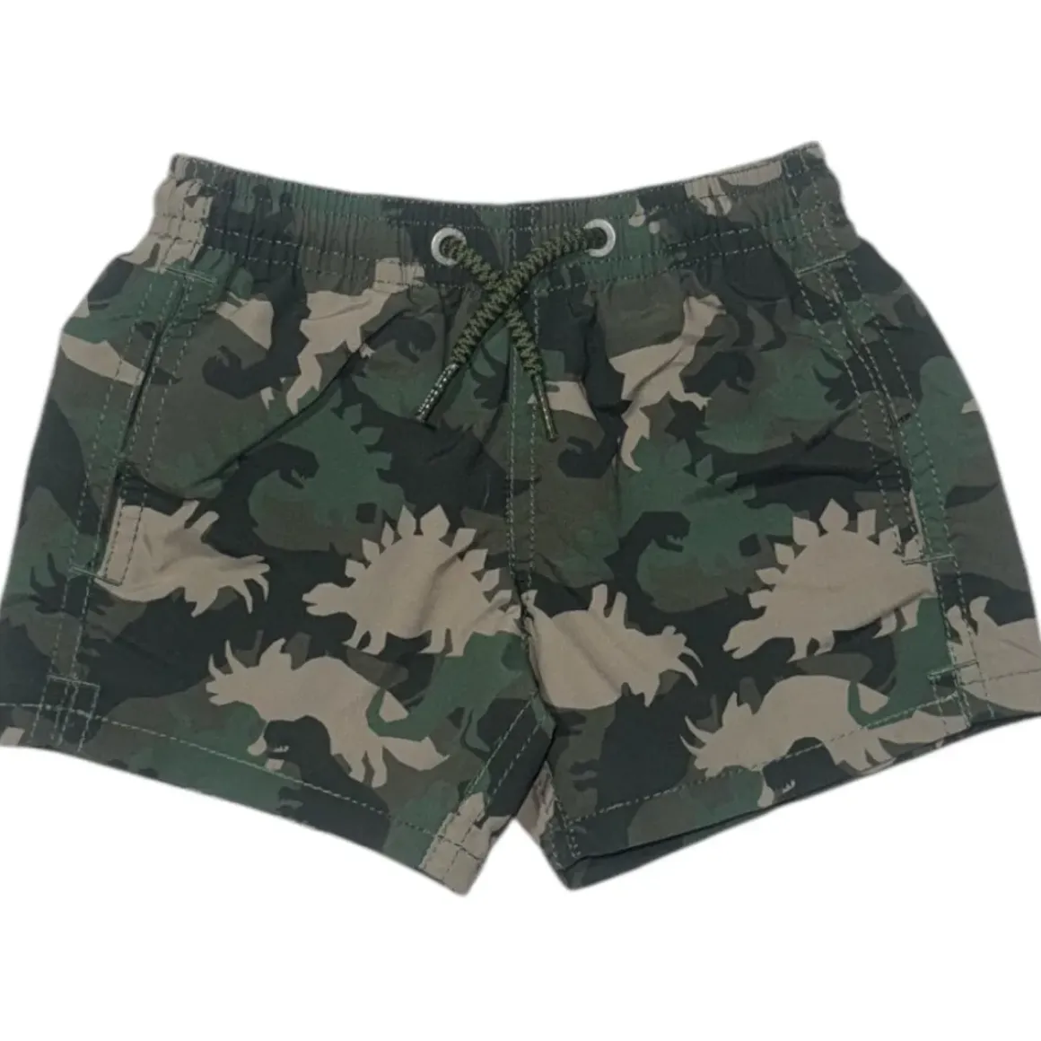 CAMO DINO SWIM TRUNKS