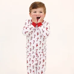CANDY CANES TWO PIECE PJS (UNISEX)