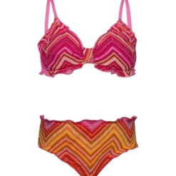 CAYENNE LETTUCE EDGE TWO PIECE BIKINI