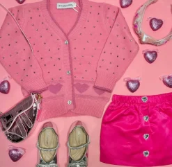 CELINE HEART CARDIGAN