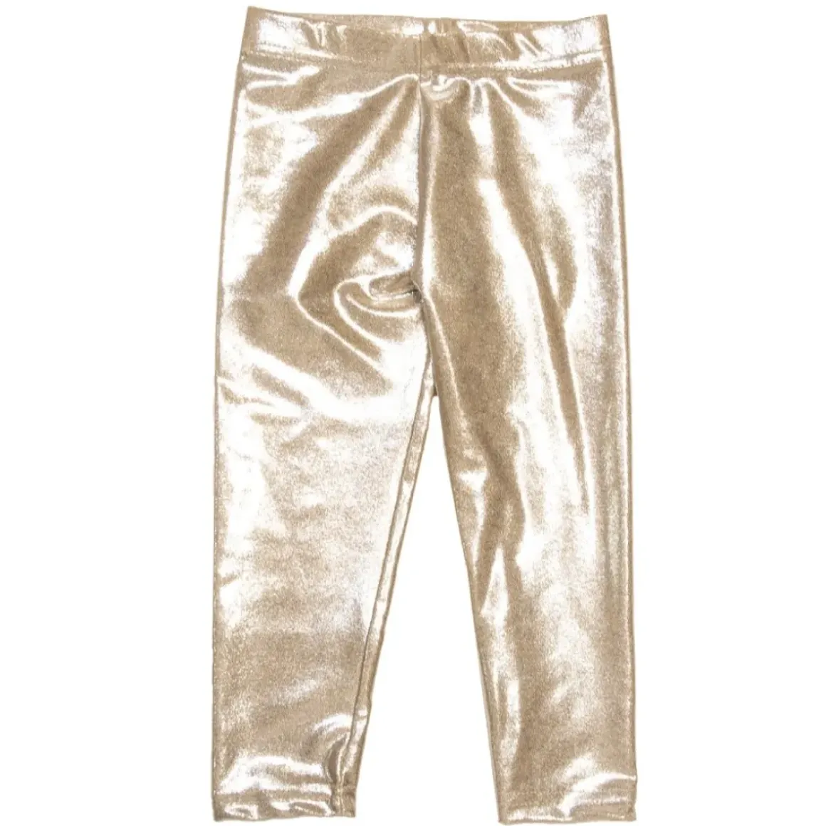 CHAMPAGNE METALLIC LEGGINGS