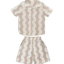 CHASE WAVEY LINEN BUTTON DOWN AND SHORTS SET