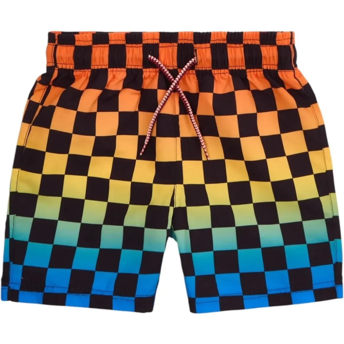 CHCKERED SWIM TRUNKS