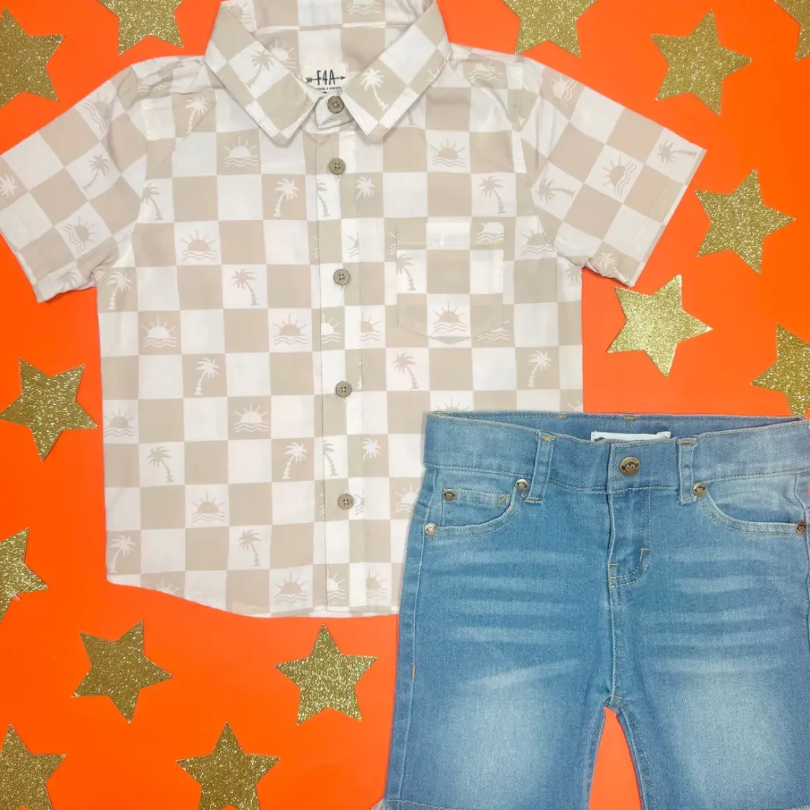 CHECKED OUT BUTTON DOWN TOP