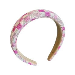 CHECKERED CRYSTAL HEADBAND