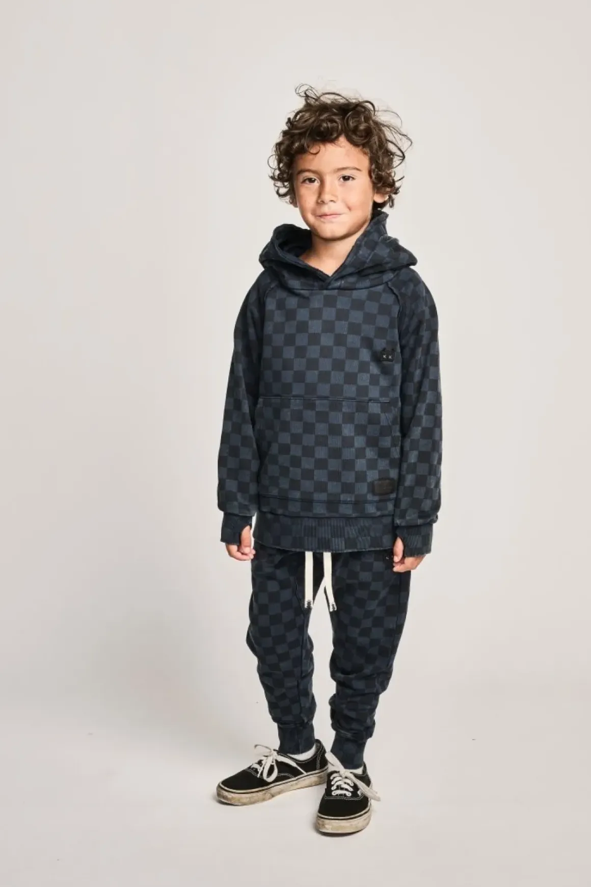 CHECKERED FIRSTXLAST SWEATPANTS